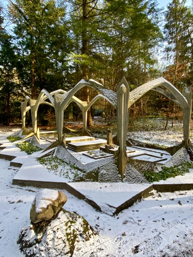 Erbbegräbnis Wissinger, 1922-1923. Entwurf: Max Taut. Foto: Daniela Christmann