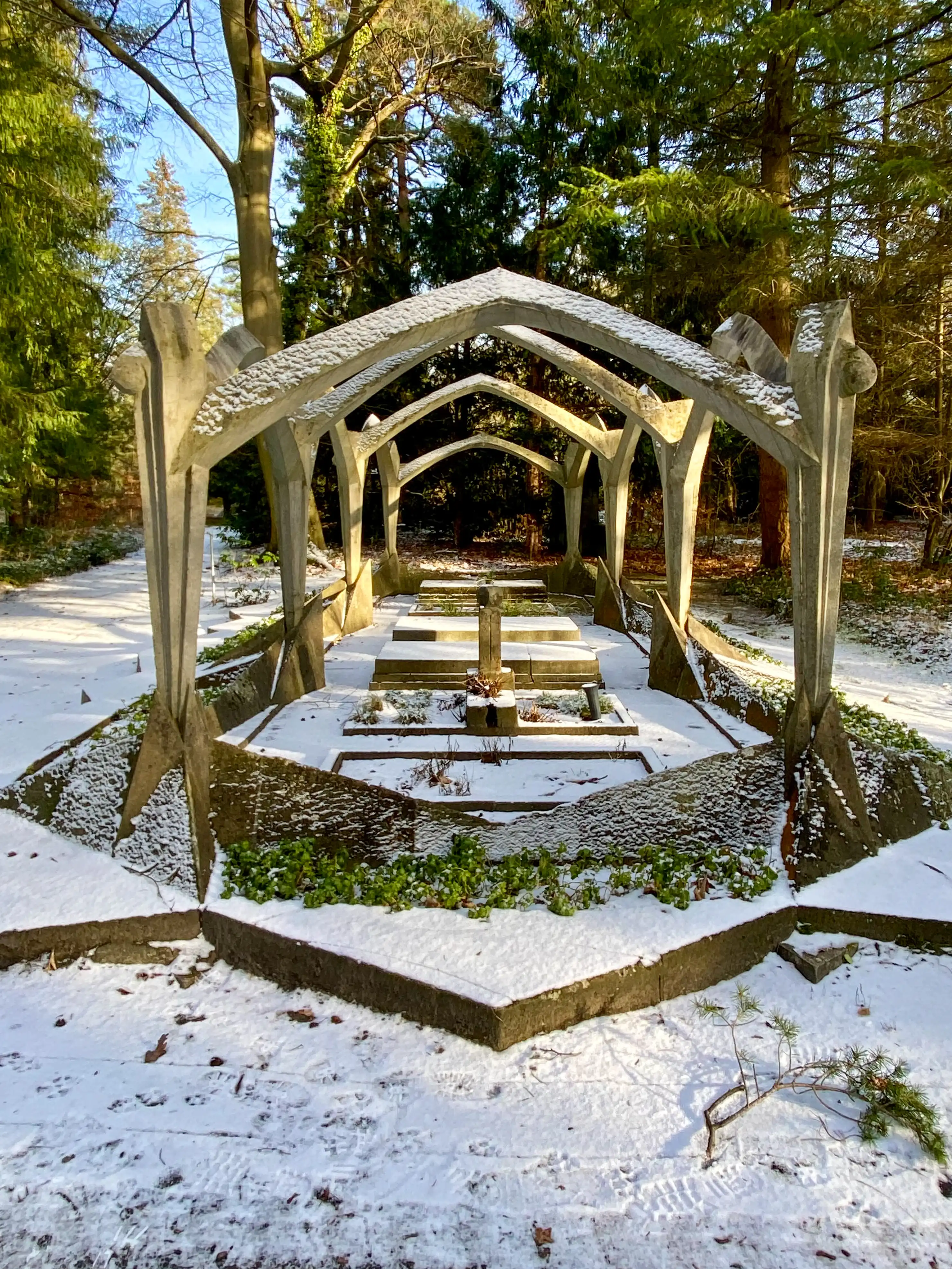 Erbbegräbnis Wissinger, 1922-1923. Design: Max Taut. Photo: Daniela Christmann