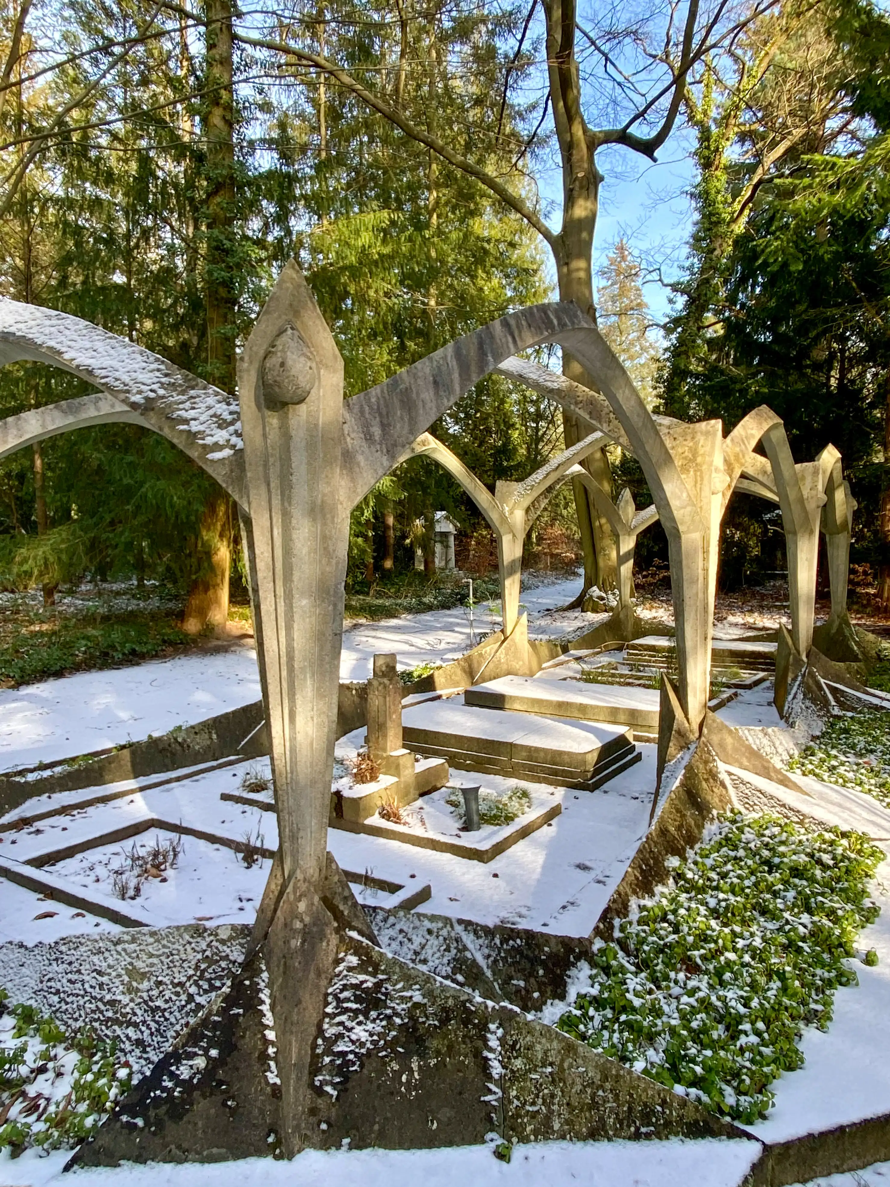Erbbegräbnis Wissinger, 1922-1923. Entwurf: Max Taut. Foto: Daniela Christmann