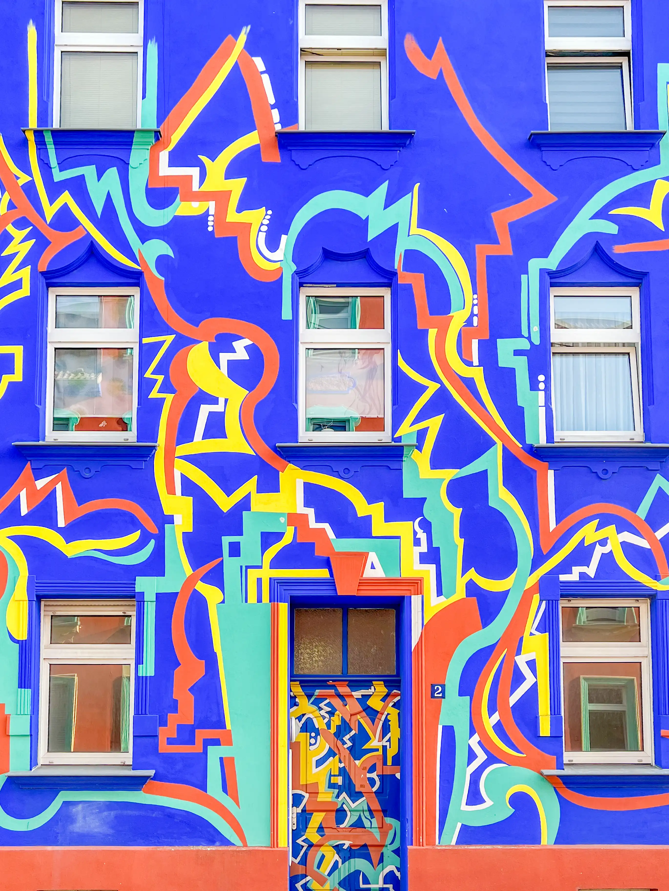 Facade painting on Otto-Richter-Straße in Magdeburg. Photo: Daniela Christmann