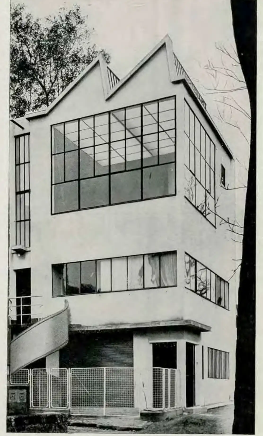 Atelier Ozenfant, 1922–1924. Architects: Le Corbusier, Pierre Jeanneret
