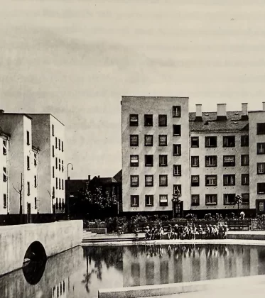 Rundbau, 1926-1928. Architekt: Hermann Hussong