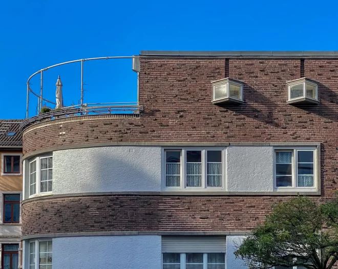 Mehrfamilienhaus, 1926. Architekt: Ernst Balser. Foto: Daniela Christmann