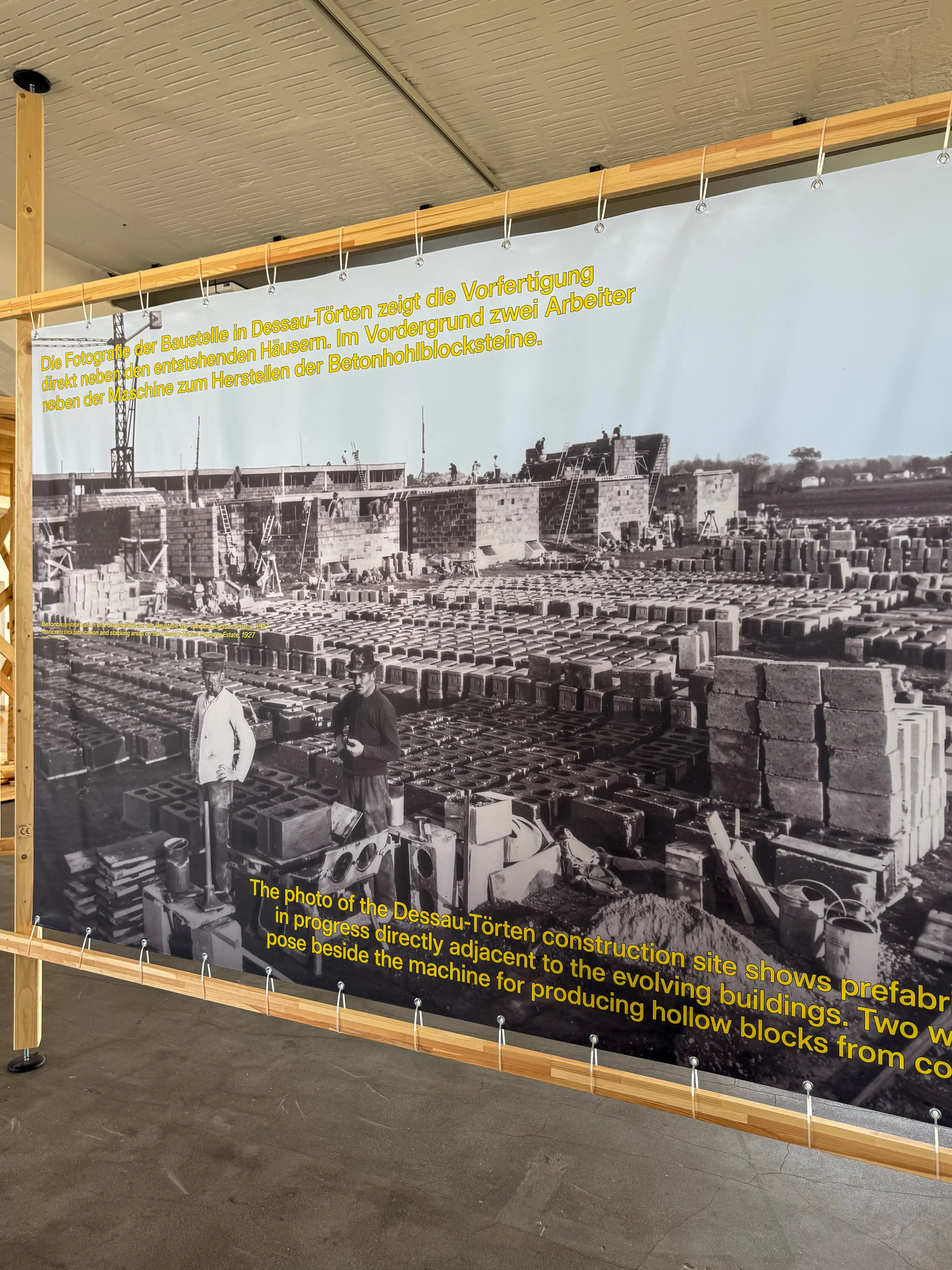 Exhibition 'Concrete', Bauhaus Building Dessau. Photo: Daniela Christmann