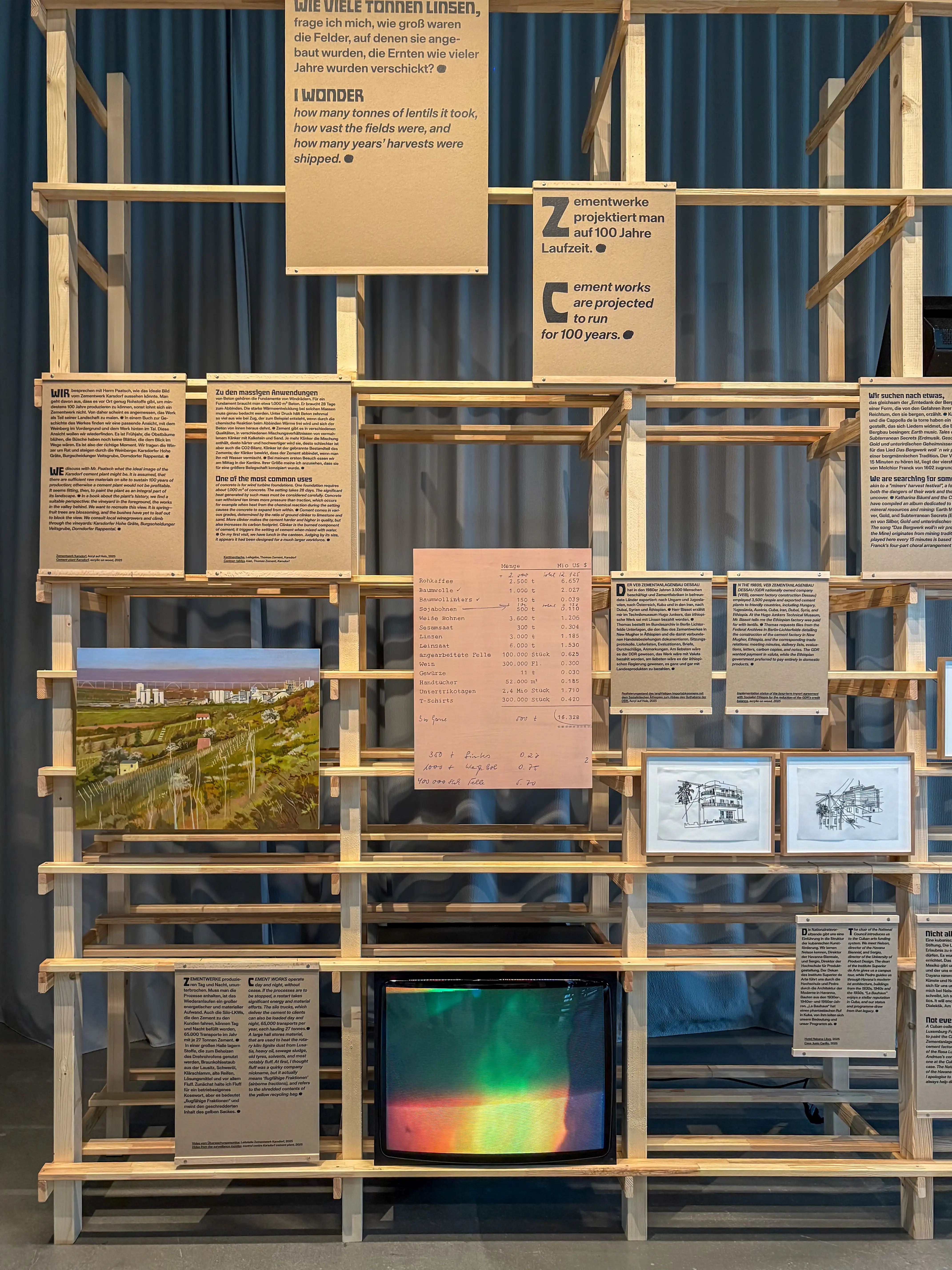 Ausstellung 'Soda I Linsen I Fluff' im Bauhaus Museum Dessau. Foto: Daniela Christmann