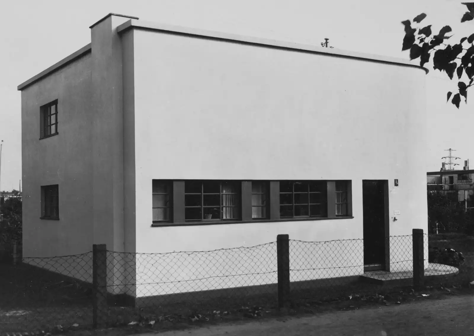 Haus Fieger, 1926-1927. Architekt: Carl Fieger. Zeitgenössische Aufnahme