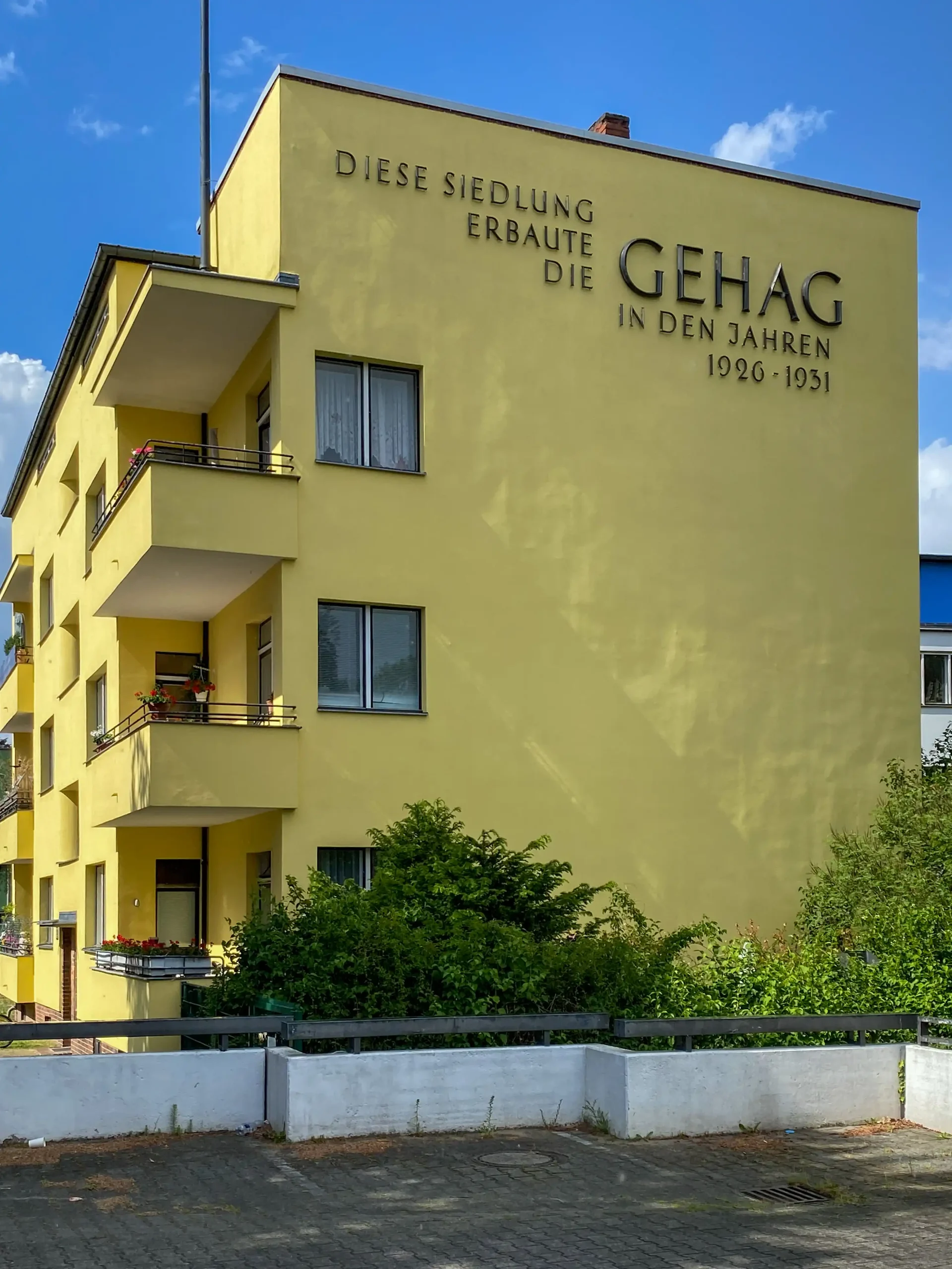 Waldsiedlung Zehlendorf, 1926-1931. Architekten: Bruno Taut, Otto Salvisberg, Hugo Häring. Foto: Daniela Christmann